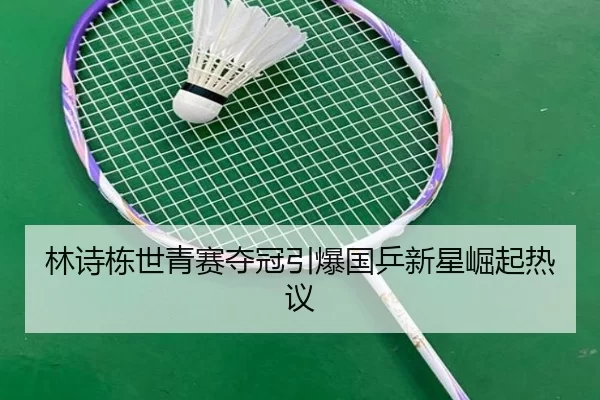 林诗栋世青赛夺冠引爆国乒新星崛起热议